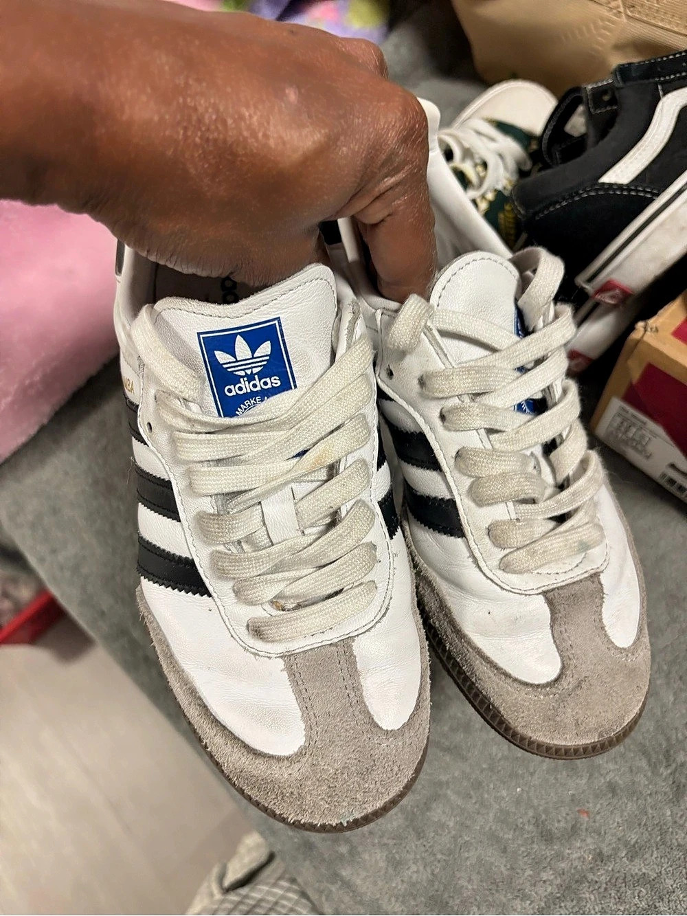 adidas Samba OG Sneakers White & Black US 10